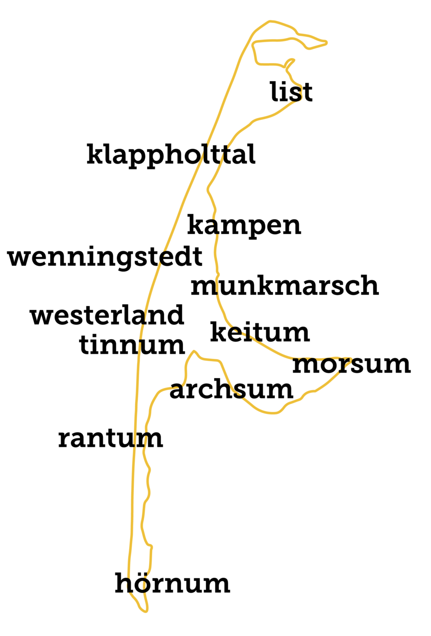 Sylt Karte - KMFS